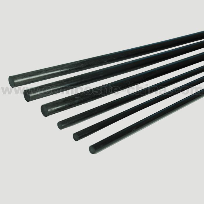 Extrudierte Carbonfaser-Vollstäbe